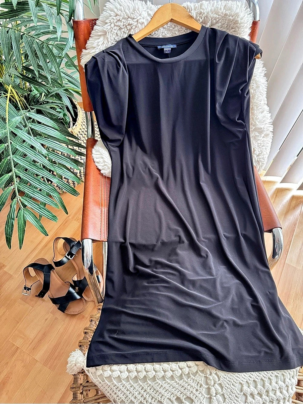 Tommy Hilfiger Black Mini Dress Size 10 Like New